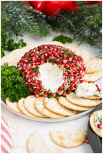 Load image into Gallery viewer, Split Pomegranate Cheese Ball (goat cheese, cream cheese, herbs .... Split Set 1 of 2 total)