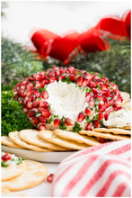 Load image into Gallery viewer, Split Pomegranate Cheese Ball (goat cheese, cream cheese, herbs .... Split Set 1 of 2 total)