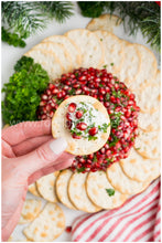 Load image into Gallery viewer, Split Pomegranate Cheese Ball (goat cheese, cream cheese, herbs .... Split Set 1 of 2 total)