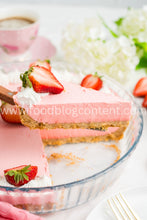 Load image into Gallery viewer, No Bake Strawberry Jello Pie (Exclusive)