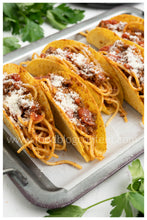 Load image into Gallery viewer, Spaghetti Tacos (Split - Set 1 of 2 total)
