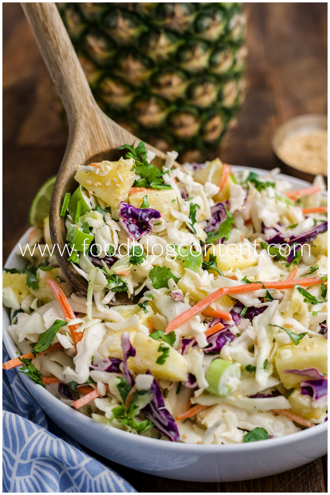 Pineapple Coleslaw